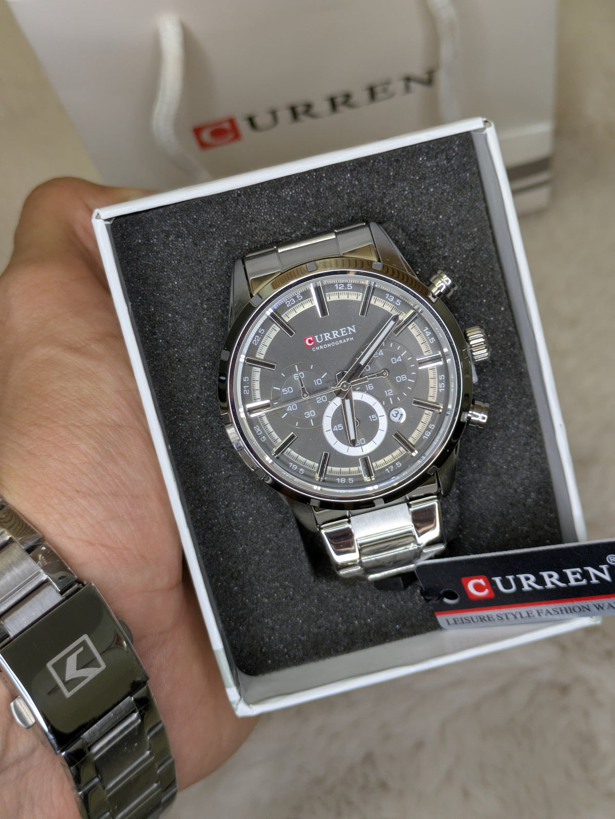 ساعة Curren 8355 الأصلية للرجال